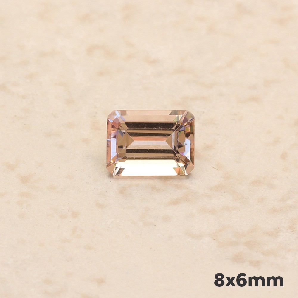 Oval Cut Morganite Loose Gemstone from 8x6mm 18x13mm 