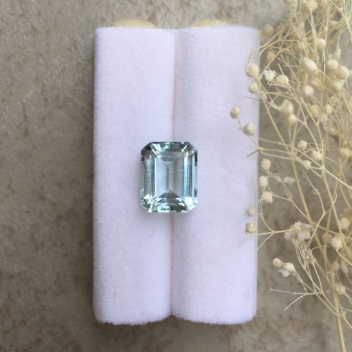 genuine loose aquamarine gemstone 10x8mm emerald cut LSG1294-10x8mm