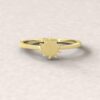 gift sun charm ring 14k yellow gold LS5279