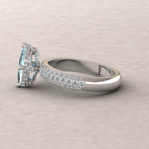 adeline aquamarine 10x5mm marquise diamond half eternity micro pave 14k white gold ls5286