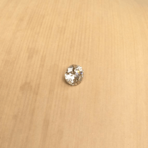 champagne brown diamond 4mm round 0.22ct LSG488