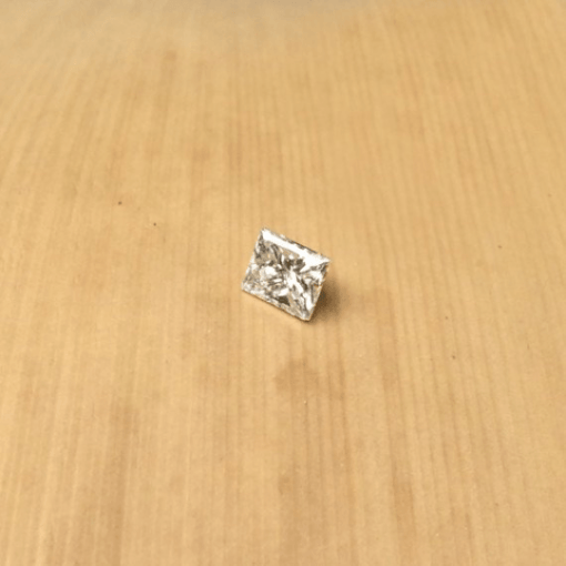 genuine loose white diamond 4x3mm elongated princess cut 0.3ct LSG479