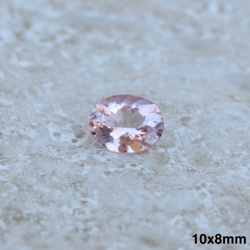 genuine true pink morganite oval 10x8mm LSG1305-10x8