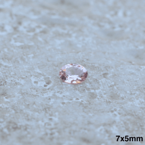 genuine true pink morganite oval 7x5mm LSG1304-7x5
