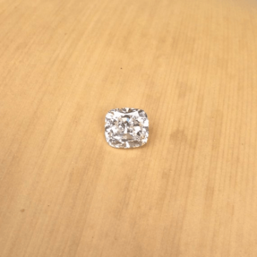 genuine white diamond 5mm square cushion cut 0.67ct LSG879