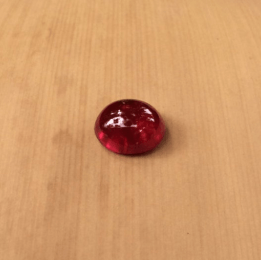 loose cabochon ruby 7.5x6mm oval ruby 2 carats LSG666