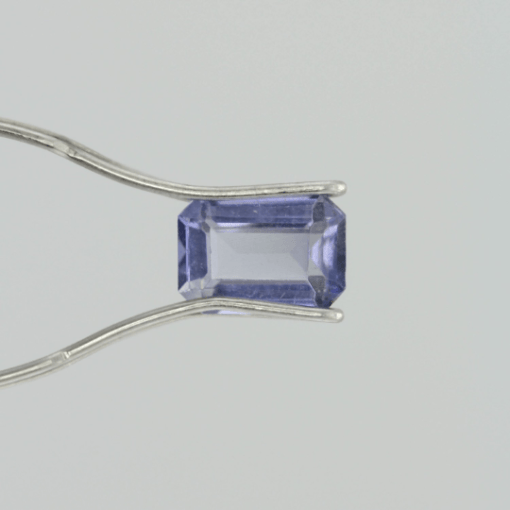 genuine blue purple tanzanite 7x5mm emerald cut 1 carat LSG902