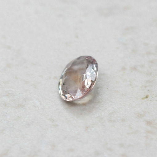 genuine loose champagne sapphire 9x6mm oval cut 1.5 carats LSG230