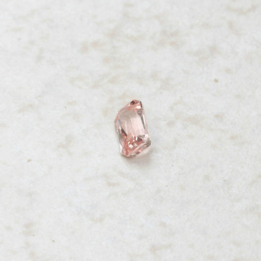 genuine loose cotton candy pink sapphire 7x4.5mm radiant cut 1 carat LSG190