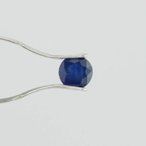 genuine loose dark blue sapphire 6mm round 1 carat LSG916