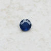 genuine loose dark blue sapphire 6mm round cut 1.25 carats LSG532