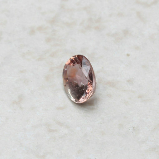 genuine loose dark orange pink sapphire 8x6mm oval cut 1.8 carats LSG262