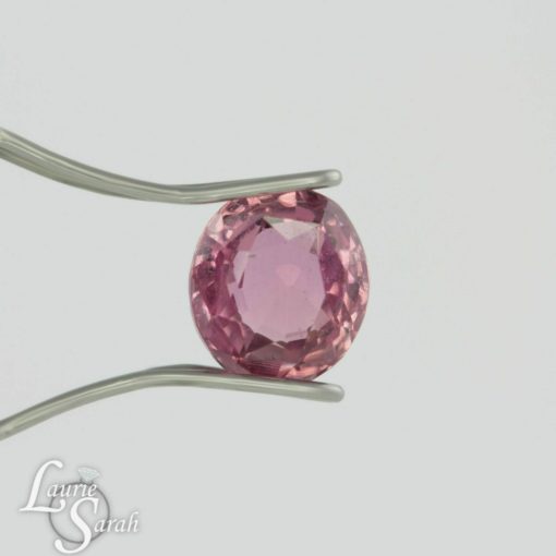 genuine loose hot pink sapphire 7x6mm oval cut 1.4 carats LSG243