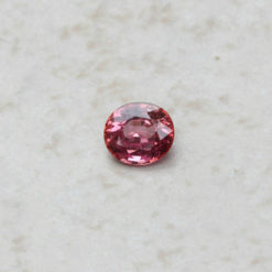 genuine loose hot pink sapphire 7x6mm oval cut 1.6 carats LSG320