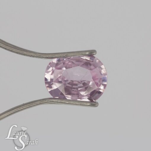 genuine loose light pink sapphire 7x6mm oval cut 0.95 carat LSG244