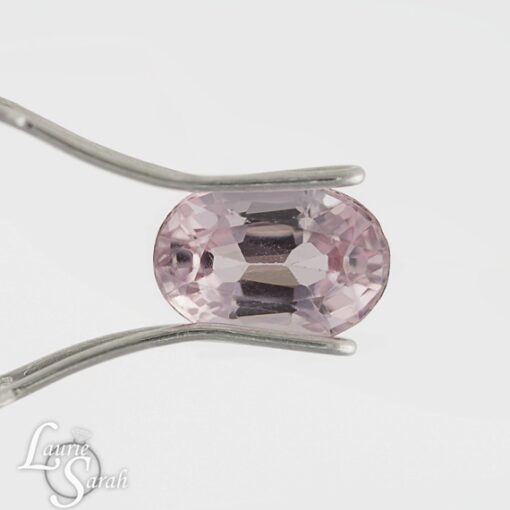 genuine loose light pink sapphire 8x5.5mm oval shape 1.3 carats LSG346
