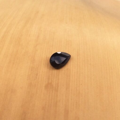 genuine loose navy blue sapphire 6x4mm pear cut 0.5 carat LSG368