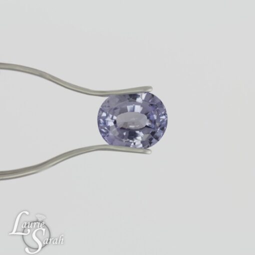 genuine loose periwinkle sapphire 8x7mm oval cut 1.7 carats LSG319