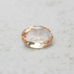 genuine loose pinkish orange sapphire 9x6mm oval cut 2 carats GIA certified LSG554