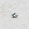 genuine loose white sapphire 5mm round 0.7 carats LSG1116