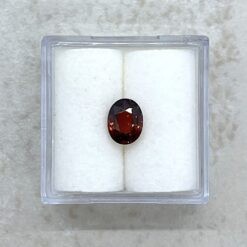 Amber Red Oval Sapphire Genuine Loose 7x5mm 1 Carat LSG138