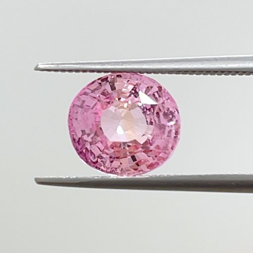 Bubble Gum Pink Sapphire Oval Cut GIA Certified 2.69 Carats LSG456