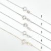 Box Chains Sterling Silver in Various Lengths and Widths LS6093