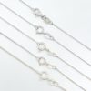 Sterling Silver Chain Rolo Style with Assorted Clasps LS6092