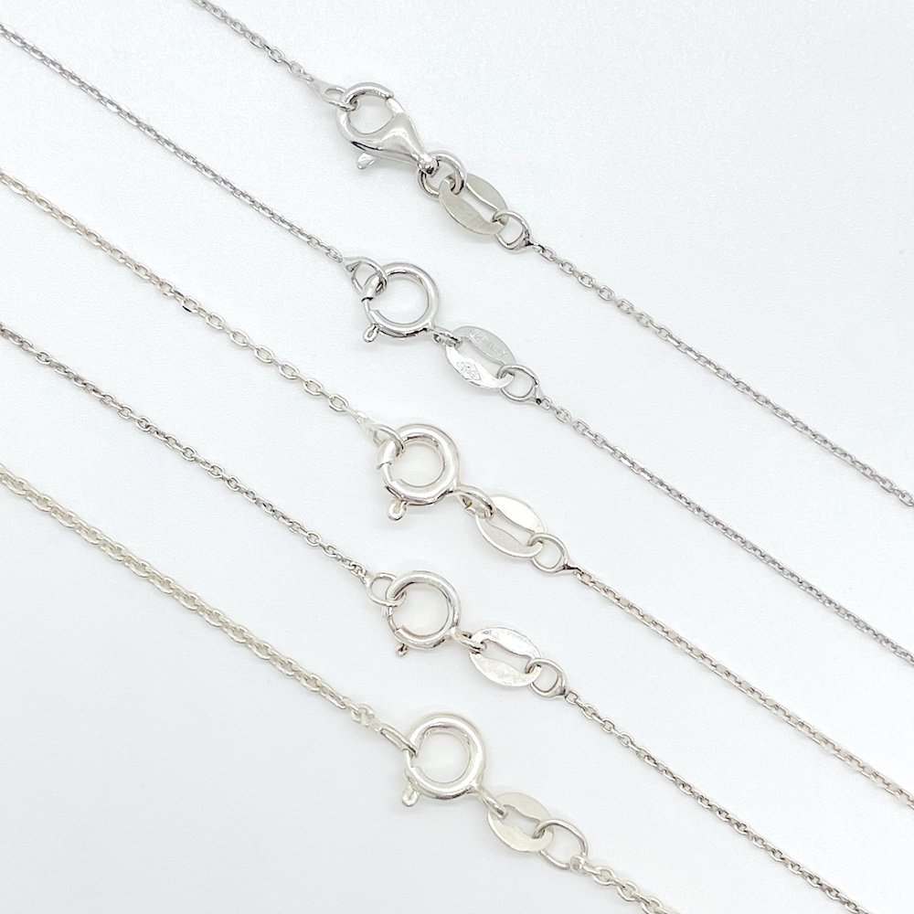 Sterling Silver Rolo Chains in Various Lengths, Clasps, and Widths ...